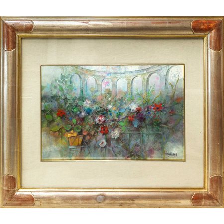 Giuseppe Giorgi - Fiori ed esedra