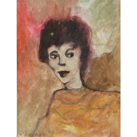Mino Maccari (Siena 1898 - Roma 1989)  - Figura, 1960s