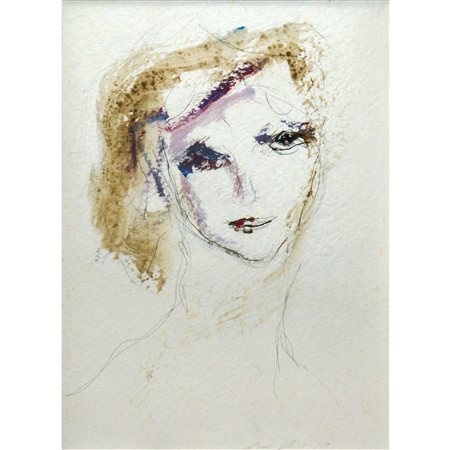 Ernesto Treccani (Milano 1920 - Milano 2009)  - Volto di donna