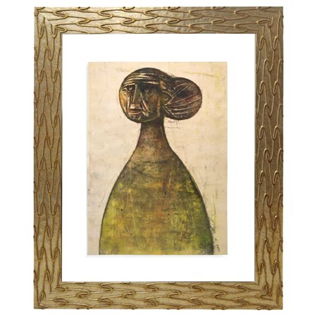 Sebastiano Milluzzo (Catania 1915 - Catania 2011)  - Busto di donna, 1963