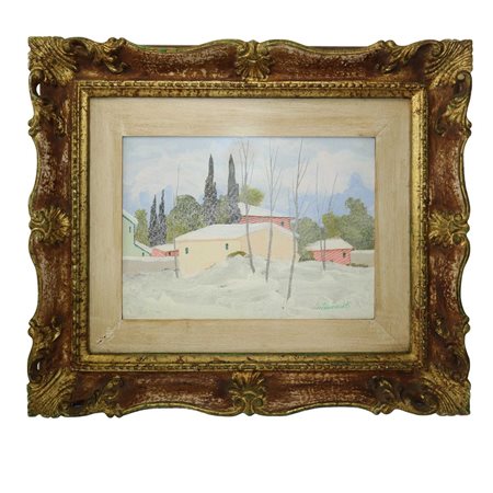 Giuseppe Innocenti (Scarperia di Mugello)  - Paesaggio innevato