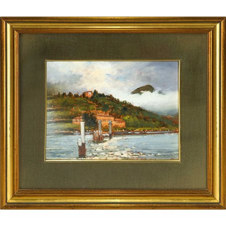 Bruno Guaitamacchi (1931 - 2005)  - Temporale a Bellaggio