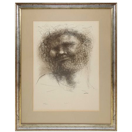 Mimmo Tudisco (Catania 1919 - Catania 2013)  - Ritratto d'uomo, 1983