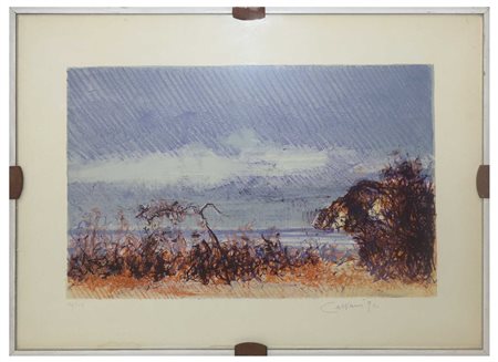 Giancarlo Cazzaniga (Monza  1930 - 2013)  - Paesaggio