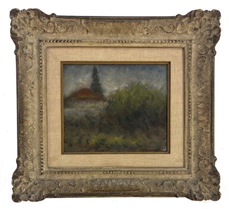 Ottone Rosai, Firenze 1895 - Ivrea (TO) 1957, Paesaggio