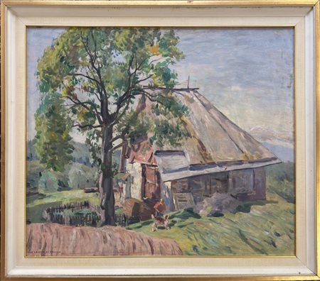 Ugo Celada da Virgilio, Cerese (MN) 1895 - Varese 1995, Paesaggio