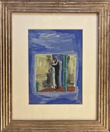 Orfeo Tamburi, Jesi (AN) 1910 - Parigi 1994, L'abbraccio