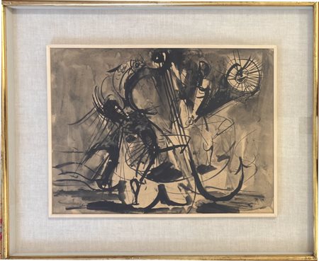 Luigi Spazzapan, Gradisca d'Isonzo (GO) 1889 - Torino 1958, Marina con sole