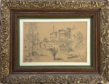 Domenico De Bernardi, Besozzo (VA) 1892 - 1963, Paesaggio