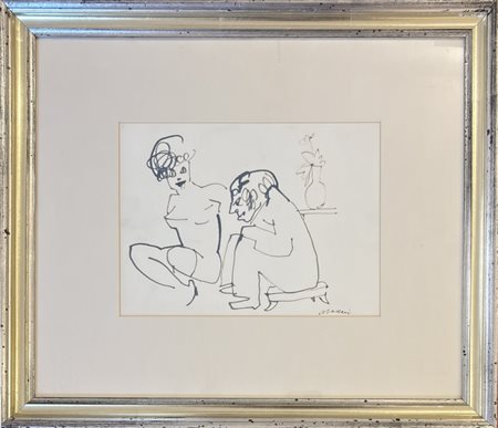 Mino Maccari, Siena 1898 - Roma 1989, Figure