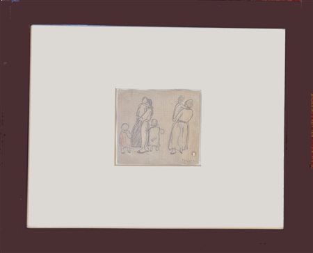 Aroldo Bonzagni, Cento (FE) 1887 - Milano 1918, Zingari