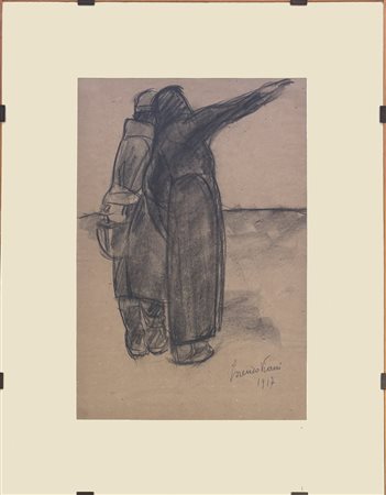 Lorenzo Viani, Viareggio 1882 - Ostia 1936, Donna e soldato