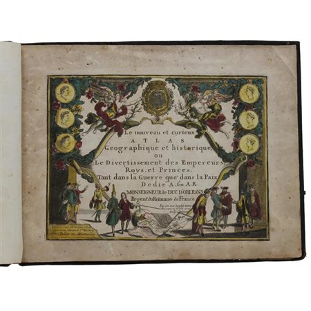 Jacques Chiquet (1673/1721) "Le nouveau et curieux atlas geographique et...