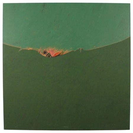 Gigi Martorelli (1936/2015) "Da cielo" Grande dipinto ad olio su tela. Datato...