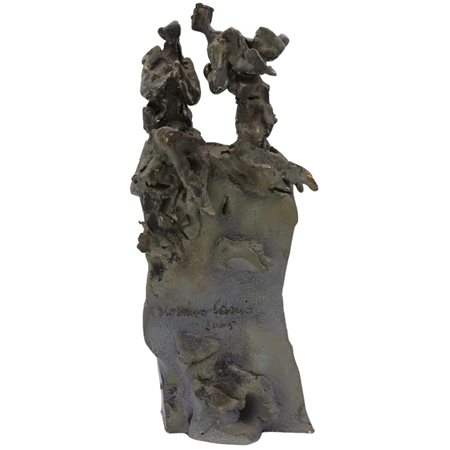 Lorenzo Cascio (1940) "Figure caricaturali" Scultura cementizia smaltata....