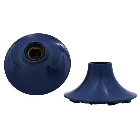 Vico Magistretti (1920/2006) "Coppia di applique Teti" Plastica blu (segni di...