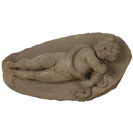Scultore dell'Italia meridionale del secolo XVIII "Figura di putto" Scultura...