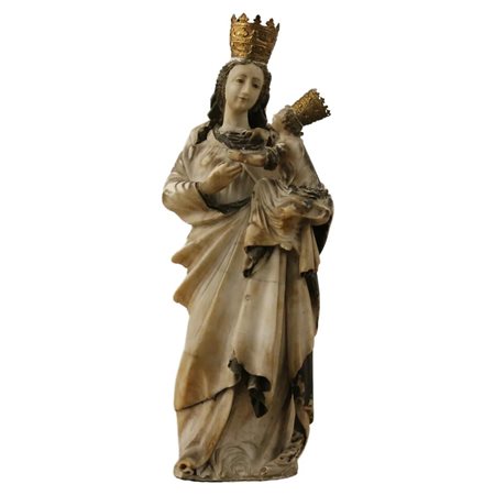 Scultore trapanese del secolo XVII "La Madonna di Trapani con il Bambino"...