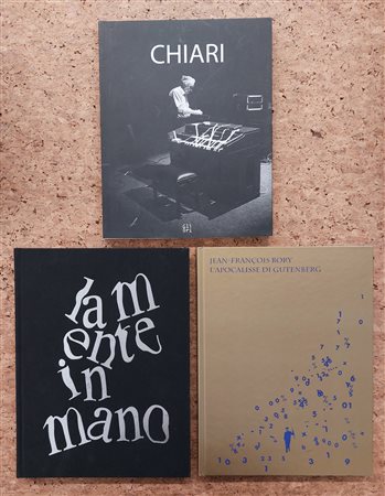 POESIA VISIVA (CARREGA, CHIARI E BORY) - Lotto unico di 3 cataloghi