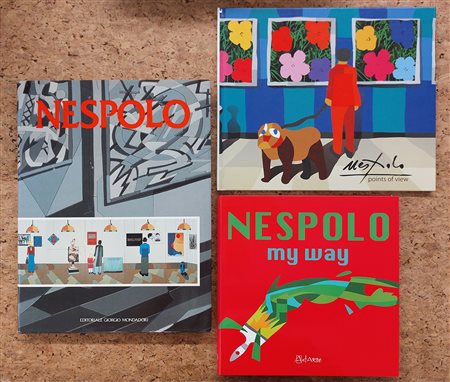 UGO NESPOLO  - Lotto unico di 3 cataloghi