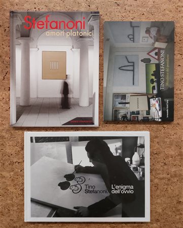TINO STEFANONI - Lotto unico di 3 cataloghi