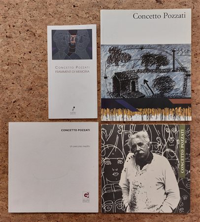 CONCETTO POZZATI - Lotto unico di 4 cataloghi