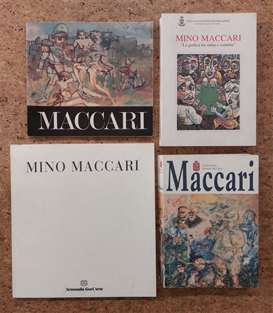 MINO MACCARI - Lotto unico di 4 cataloghi