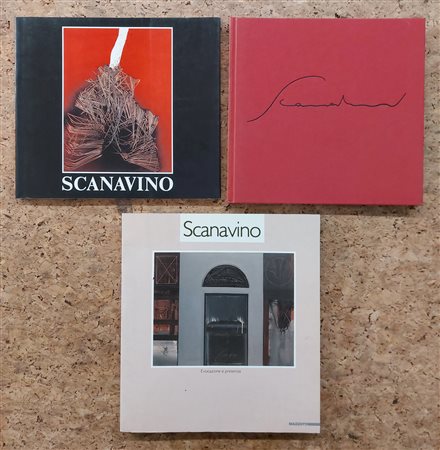 EMILIO SCANAVINO - Lotto unico di 3 cataloghi