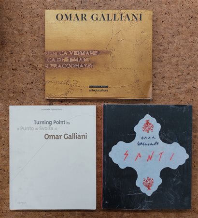 OMAR GALLIANI - Lotto unico di 3 cataloghi