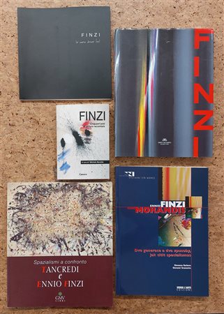ENNIO FINZI  - Lotto unico di 5 cataloghi