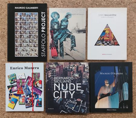 ARTE CONTEMPORANEA ITALIANA - Lotto unico di 6 cataloghi