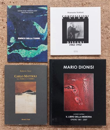 PITTURA INFORMALE E ASTRATTA - Lotto unico di 4 cataloghi