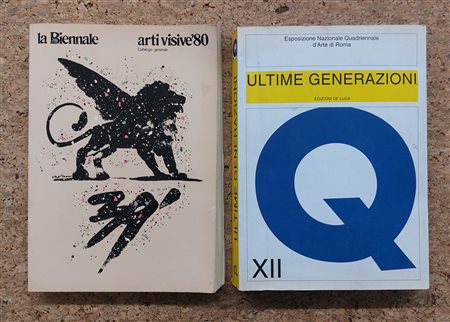 BIENNALE DI VENEZIA E QUADRIENNALE DI ROMA  -Lotto unico di 2 cataloghi