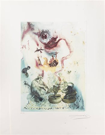 SALVADOR DALI'<BR>Figueres (Spagna) 1904 - 1989<BR>"Les "Enchanteurs"