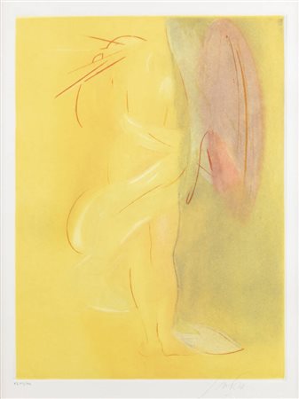 PIERO GUCCIONE<BR>Scicli (RG) 1935 - 2018<BR>"L'angelo"