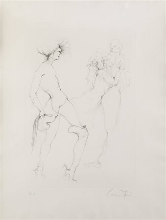 LEONOR FINI<BR>Buenos Aires (Argentina) 1908 - 1996 Parigi (Francia)<BR>"Monsieur Vénus by Rachilde (Marguerite Vallette-Eymery)" 1972