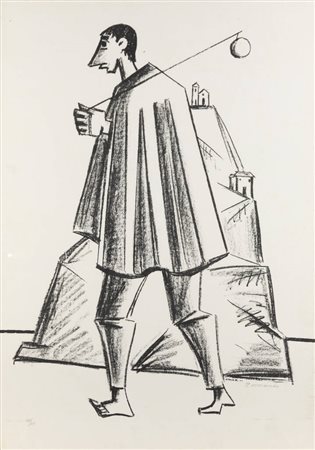 PIETRO MORANDO<BR>Alessandria 1892 - 1980<BR>"Figura"