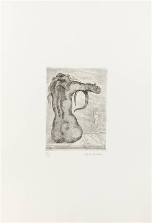 ITALO CREMONA<BR>Cozzo Lomellina (PV) 1905 - 1979 Torino<BR>"Difesa costiera", 1970
