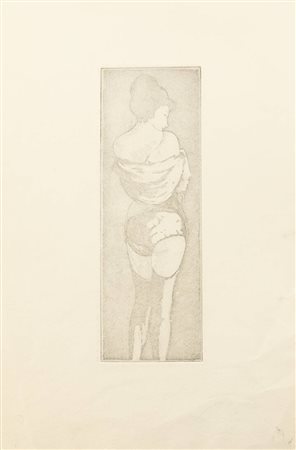 ITALO CREMONA<BR>Cozzo Lomellina (PV) 1905 - 1979 Torino<BR>"Modellina", 1963