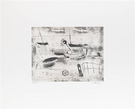 ENRICO PAULUCCI<BR>Genova 1901 - 1999 Torino<BR>"Marina", 1984