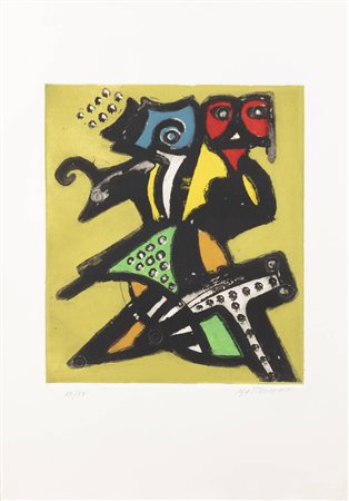 UMBERTO MASTROIANNI<BR>Fontana Liri (FR) 1910 - 1998 Marino (Roma)<BR>"Senza titolo"