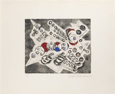 UMBERTO MASTROIANNI<BR>Fontana Liri (FR) 1910 - 1998 Marino (Roma)<BR>"Senza titolo"