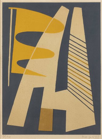 ALBERTO MAGNELLI<BR>Firenze 1888 - 1971 Parigi<BR>"Composizione"