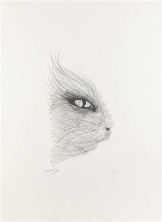 ENRICO COLOMBOTTO ROSSO<BR>Torino 1925 - 2013 Casale Monferrato (AL)<BR>"Gatto"