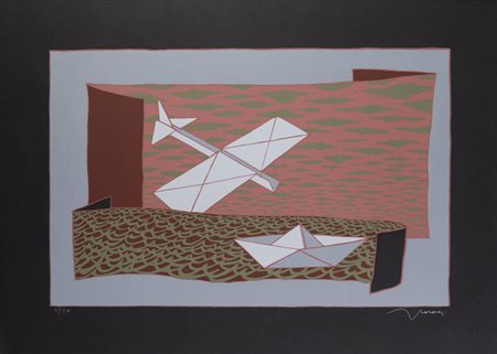 FRANCESCO CASORATI<BR>Torino 1934 - 2013<BR>"Origami"