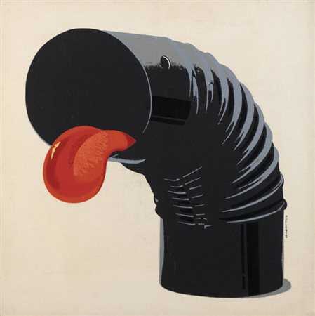 ARMANDO TESTA<BR>Torino 1917 - 1992<BR>"Cane randagio"
