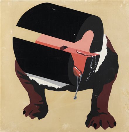 ARMANDO TESTA<BR>Torino 1917 - 1992<BR>"Cane Bulldog"