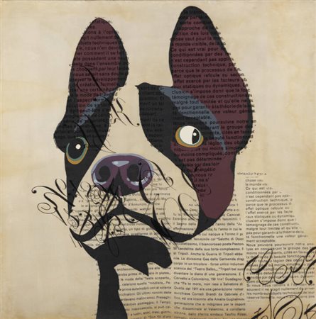 ARMANDO TESTA<BR>Torino 1917 - 1992<BR>"Cane strabico"