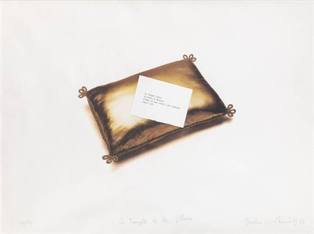 GIULIO PAOLINI<BR>Genova 1940<BR>"Le Temple de la Gloire" 1983