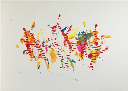ALIGHIERO BOETTI<BR>Torino 1940 - 1994 Roma<BR>"Senza titolo" 1986